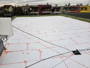 Termo hydro izolacje dachy styropian dachowy 2x 130mm
 Komplet (usługa Materiał)