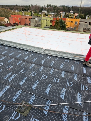 Termo hydro izolacje dachy styropian dachowy 2x 130mm
 Komplet (usługa Materiał)